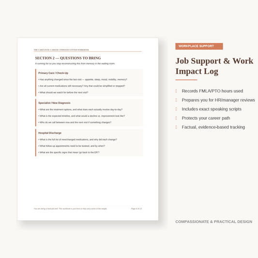 The Caregiver–Career Command Center Workbook