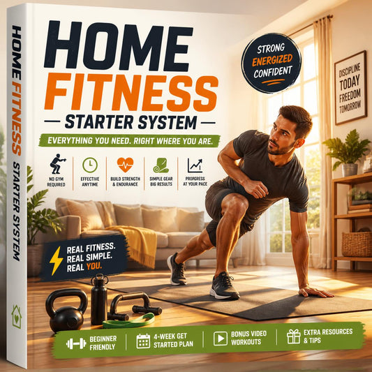 Home Fitness Starter System: Beginner Bodyweight Workouts, Simple Equipment, Full-Body Training, and Sustainable Progress at Home